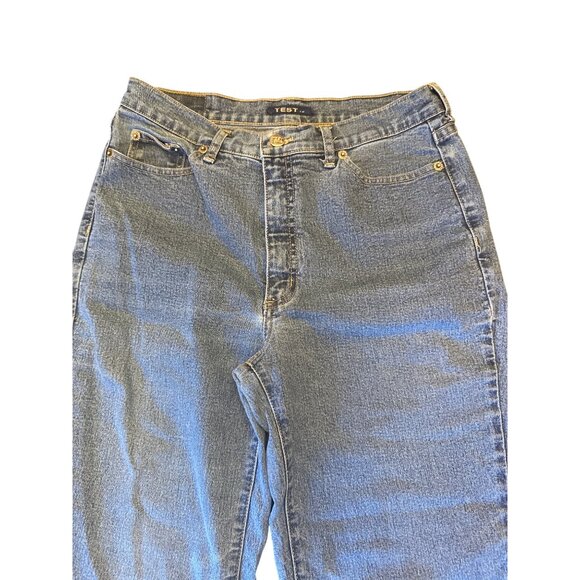 Test Womens Medium Blue Straight Leg Jeans - Picture 2 of 5